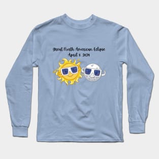 Great North  American Eclipse Long Sleeve T-Shirt